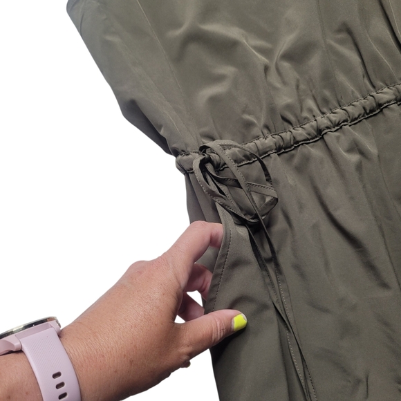 Calvin Klein Sleeveless Drawstring Waist Sheath Dress Size 16 - Picture 5 of 9